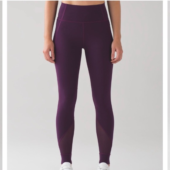 SOLD ❌ Lululemon Hot Like Agni Leggings Purple - Picture 2 of 8